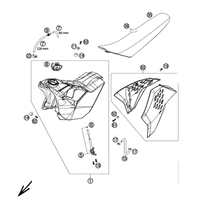 KRAFTSTOFFTANK / SITZBANK / ABDECKUNG 