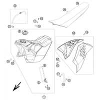 TANK/ SITZBANK/ VERKLEIDUNG