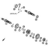 GETRIEBE I / ANTRIEBSWELLE