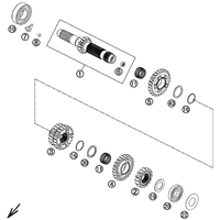 GETRIEBE I - ANTRIEBSWELLE