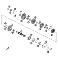 GETRIEBE II / ABTRIEBSWELLE