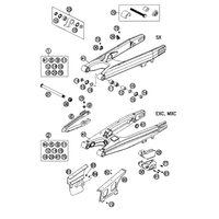 SCHWINGARM 250-525 RACING