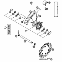 VORDERRAD 250-525 RACING