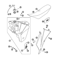 KRAFTSTOFFTANK / SITZBANK / ABDECKUNG 