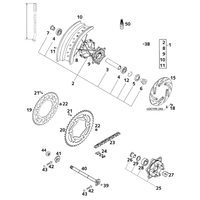 HINTERRAD GEDAEMPFT SUPER MOTO 