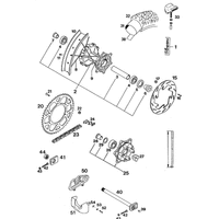 HINTERRAD 350-620 LC4`94