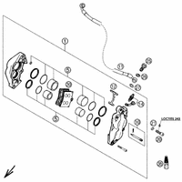 BREMSSATTEL VORN