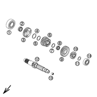 GETRIEBE I - ANTRIEBSWELLE