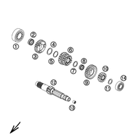GETRIEBE I - ANTRIEBSWELLE