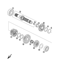 GETRIEBE I - ANTRIEBSWELLE