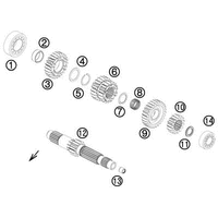 GETRIEBE I - ANTRIEBSWELLE