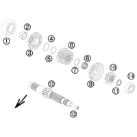 GETRIEBE I - ANTRIEBSWELLE