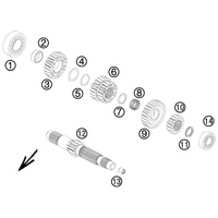 GETRIEBE I - ANTRIEBSWELLE