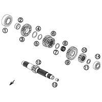 GETRIEBE I / ANTRIEBSWELLE