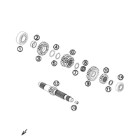 GETRIEBE I - ANTRIEBSWELLE