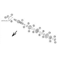 GETRIEBE I - ANTRIEBSWELLE