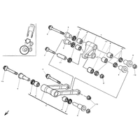 HINTERRADAUFHAENGUNG / HEBELWERK