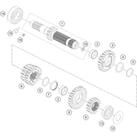 GETRIEBE I - ANTRIEBSWELLE