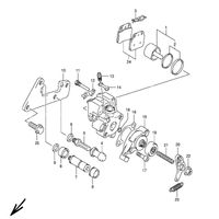  BREMSSATTEL HINTEN