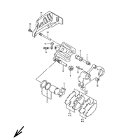  BREMSSATTEL HINTEN