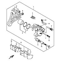 BREMSSATTEL HINTEN