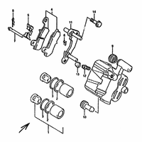  BREMSSATTEL HINTEN