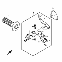 GRIFF LINKS / KUPPLUNGSHEBEL