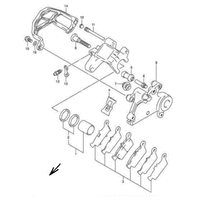  BREMSSATTEL HINTEN