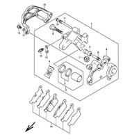  BREMSSATTEL HINTEN
