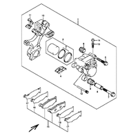  BREMSSATTEL HINTEN