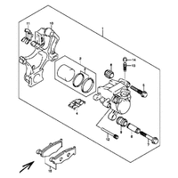  BREMSSATTEL HINTEN