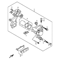  BREMSSATTEL HINTEN