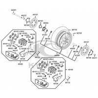Vorderrad, Bremssattel & Bremsscheibe