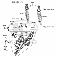 Stoßdämpfer hinten & Schwingarm