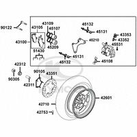 Hinterrad, Bremssattel & Bremsscheibe