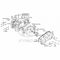 Kurbelgehäuse kpl. & Variomatikdeckel
