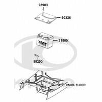 Batterie & Deckel Batteriefach