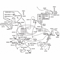 Hauptbremszyl. links u. rechts, Bremsleitungen & Bremsverteiler