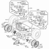 Räder, Bremse & Antriebswellen hinten