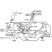 Hauptbremszyl. hinten, Fußbremse & Schaltgestänge 
