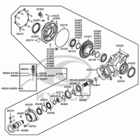 Kardangetriebe hinten