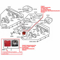 Rücklicht, Kennzeichenbeleuchtung & Rückstrahler