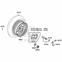 Hinterrad mit Bremse