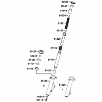 Einzelteile Stoßdämpfer vorne
