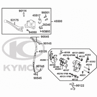 Hauptbremszylinder & Bremssattel vorne