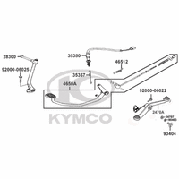 Kickstarter, Bremspedal & Schaltwippe