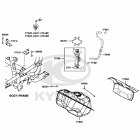 Tank, Benzinpumpe & Tankschloss