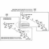 Einzelteile Antriebswelle