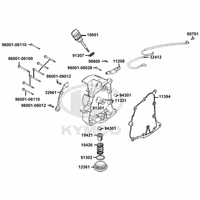 Kurbelgehäusedeckel rechts