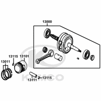 Kurbelwelle & Kolben